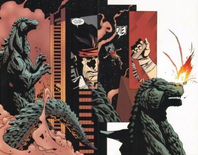 Comics Godzilla    Mat CCG Desk Mat Custom Mat USA SHIP-image