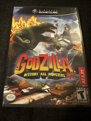 Godzilla: Destroy All Monsters Melee GameCube Complete CIB + Manual *TESTED*-image