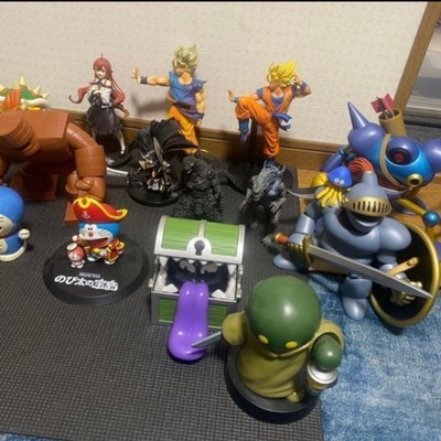 Large Lot of Dragon Quest Dragon Ball Godzilla Anime Video Game Figures-image