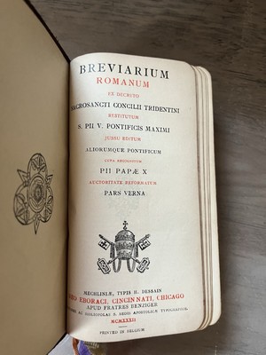 Breviarium Romanum (Pars Verna, 1932)-image