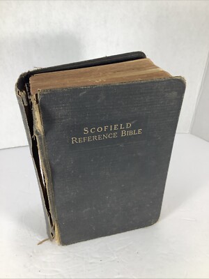 Scofield Reference Bible 1917~Black Linen Cover-image