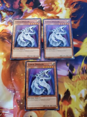 Yugioh - Cyber Dragon YS15-ENF05 NM 1st ed Common x3-image