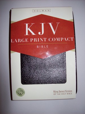 HOLMAN KJV King James Version Large Print Compact Bible 4x6x1.25-image