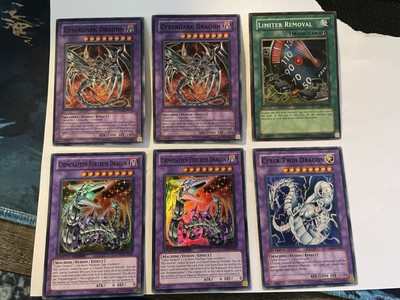 Cyber Dragon Lot (Total Of 6 Cards) Yugioh TCG LP (All Super Rare Cards)-image