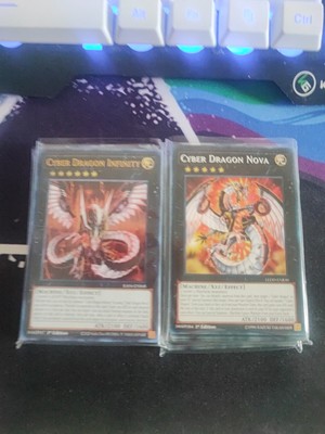 Cyber Dragon Infinity RA04-EN068, Cyber Dragon Nova LEDD-ENB30 -image