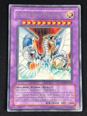YUGIOH CYBER END DRAGON DP04-EN012 RARE (NM)-image