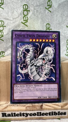 Yu-Gi-Oh! Cyber Twin Dragon LEDD-ENB26 1st Edition Common-image