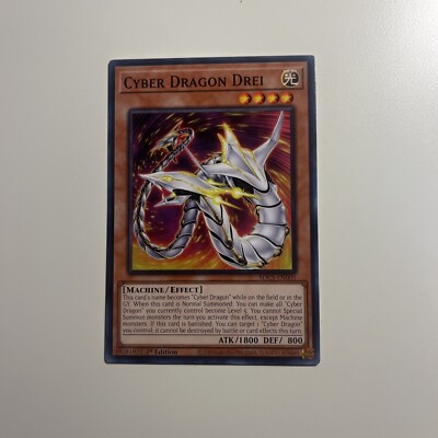 Yugioh! Cyber Dragon Drei - SDCS-EN005 - Common - 1st Edition Near Mint, English-image