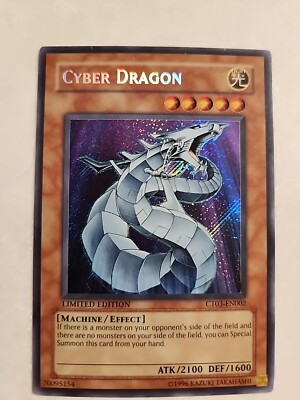 Yu-Gi-Oh! TCG Cyber Dragon 2006 Collector's Tins CT03-EN002 Limited Secret Rare-image