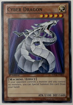 Cyber Dragon (White) SDCR-EN003 Cyber Dragon Revolution 1st Edition-image