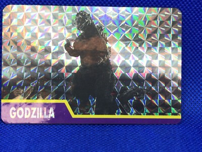 FIrst Godzilla HOLO Prisim Meiji card  Seal TOHO 1993 Japanese F/S-image