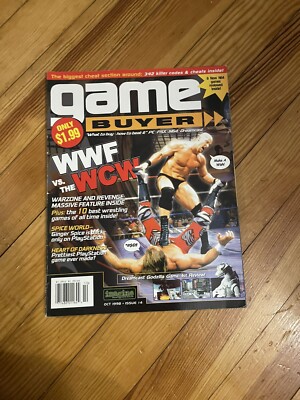 WWF vs WCW Godzilla Spice World N64 1998 Game Buyer magazine-image