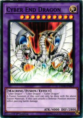 Yu-Gi-Oh! TCG Cyber End Dragon Legendary Dragon Decks LEDD-ENB25 1st Ed VgEx-image