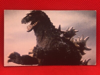 Godzilla vs KING KONG  card  4inch Barcode Battler vintage No.03  TOHO rare-image