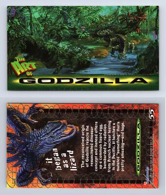 It Began As A Lizard #55 Godzilla 1998 Inkworks Supervue Trading Card-image
