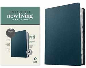 NLT Personal Size Giant Print Bible, Filament Enabled - Leather Bound - Good-image