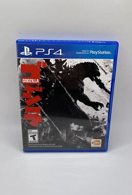 2015 Ultra Rare Sony Playstation 4 Godzilla PS4 Video Game Great Condition CIB-image