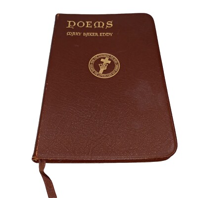 Poems Mary Baker Eddy 1910 First Church of Christ Scientist Rare Vintage Leather-image