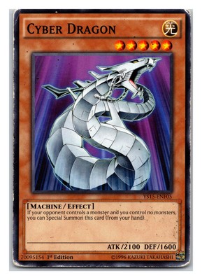 Starter Deck: Saber Force #YS15-ENF05 Cyber Dragon - 1st Ed.-image
