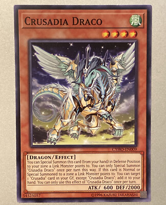1x YU-GI-OH! Crusadia Draco CYHO-EN009 Common Mint/Near Mint English-image