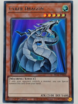 ㊙️ Yu Gi Oh - BLC1-EN021 Cyber Dragon - Silver Ultra Rare-image
