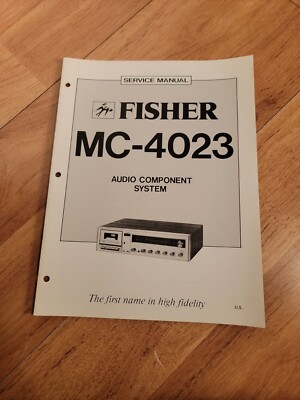 Fisher MC 4023 Stereo System Service Manual-image