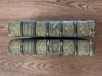 1835 Volumes IX & XI (2 Rare Books) ILLUSTRIOUS PERSONAGES of GREAT BRITAIN-image