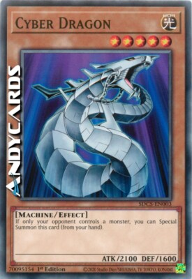 CYBER DRAGON • (Cyber Drago) • Common • SDCS EN003 • 1Ed • Yugioh! • ANDYCARDS-image