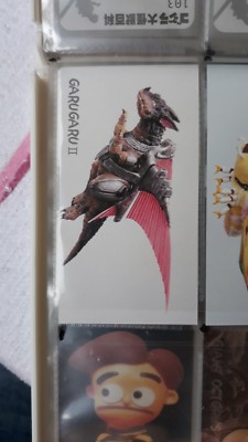 godzilla daikaiju hyakka cocoa chocolate cigarettes card japan 134-image