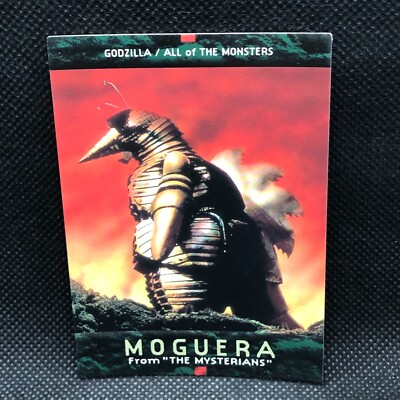 MOGUERA Godzilla Card TCG No.5 Toho Movie BANDAI 1996 1ST ED Japanese Japan-image