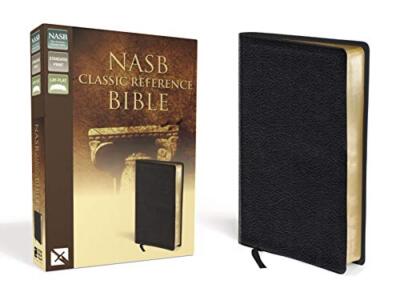 Classic Reference Bible, Updated NASB by Zondervan (Leather Bound)-image