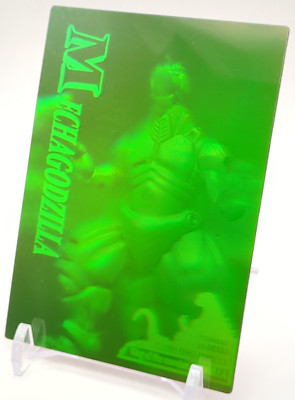 Mechagodzilla Holo 3D Godzilla trading collection Card Amada Movie 1995 Japan-image