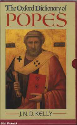 J. N. D. Kelly THE OXFORD DICTIONARY OF POPES PRESENTATION EDITION 1st Ed. HC Bo-image