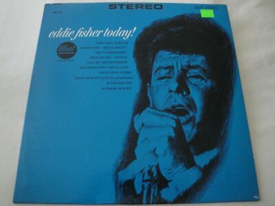 eddie fisher today! VINYL LP ALBUM DOT RECORDS WHO CAN I TURN TO, IF I LOVED YOU-image