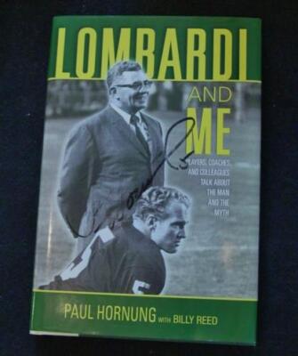 Autographed  : LOMBARDI & ME Hardcover Book NFL Signed by PAUL HORNUNG (COA)-image