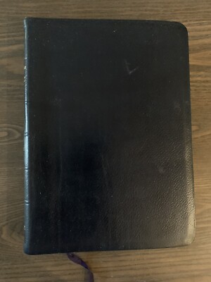 Chain Reference Bible KJV Thompson 1964 Bonded Leather Lined Kirkbride Black-image