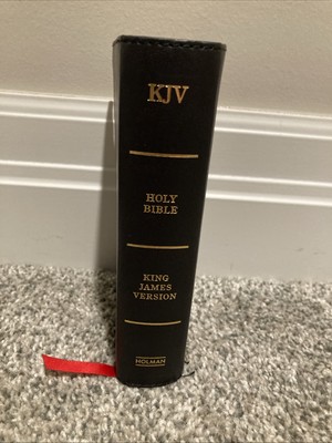 KJV Large Print Compact Reference Bible-2019-Black Leather-image