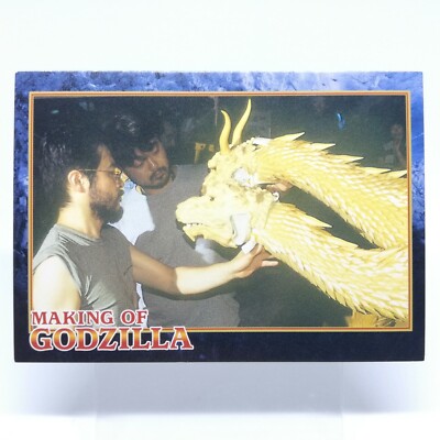 No.37 Godzilla Card Godzilla Mothra King Ghidora All Attack AMADA 2001 Japan-image
