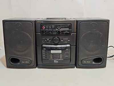 FISHER PH-D650 Studio Standard BOOMBOX Cassette 6 Disc CD. CD DECK WILL NOT OPEN-image