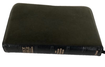 Holy Bible Concordance New Scofield Reference Edition Oxford 1969 Black Leather-image