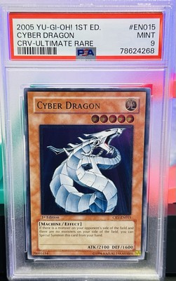 Cyber Dragon 1st Edition CRV Psa 9 Ultimate Rare Yu-Gi-Oh-image