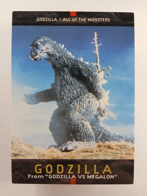 Godzilla #34 - Toho Monster Carddass Masters (1996 Japanese card) vintage kaiju-image