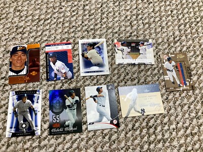 Hideki Matsui 9 Card Lot of MLB Cards Yankees Angels A's Japan HOF Godzilla-image