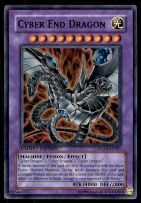 Yu-Gi-Oh! Cyber End Dragon #STON-ENSE1 Light Play-image
