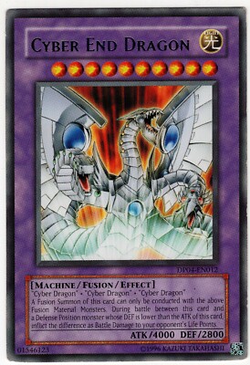 CYBER END DRAGON DP04- EN012 YU GI OH CARD-image