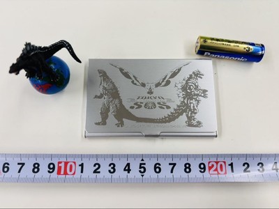Godzilla Business Card Holder Made Of Aluminum Godzilla'S 50Th Anniversary Mini-image