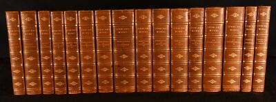 1880-1907 16vol The Works of Herbert Spencer Bickers Half Calf W. A. Foyle Le...-image