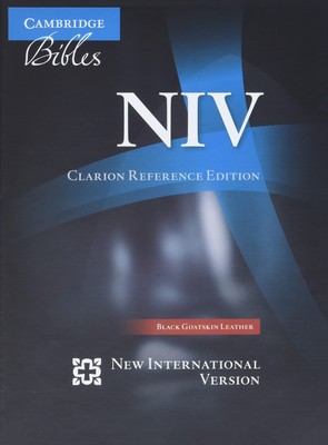 NIV Clarion Reference Bible, Black Edge-lined Goatskin Leather, NI486:XE-image