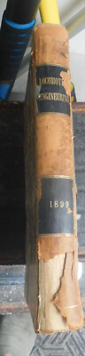 12 BOUND COPIES OF 1899 LOCOMOTIVE ENGINEERING-image