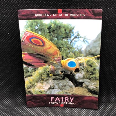 Fairy Godzilla Card TCG No.70 Toho Movie BANDAI 1996 1ST Japanese Japan-image